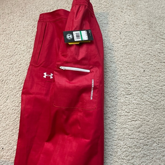 $129 Under Armour Storm Men’s Red Infrared Snow Pants - Picture 2 of 6